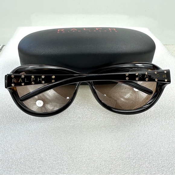 Ralph Lauren 7571/STS Oversized Rhinestone Sunglasses with Case – Early 2010s - Picture 6 of 12